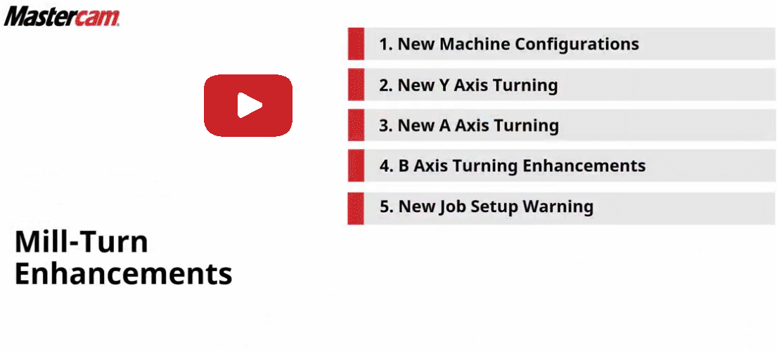 Mastercam 2026 Rollouts - Mill 3D Enhancements